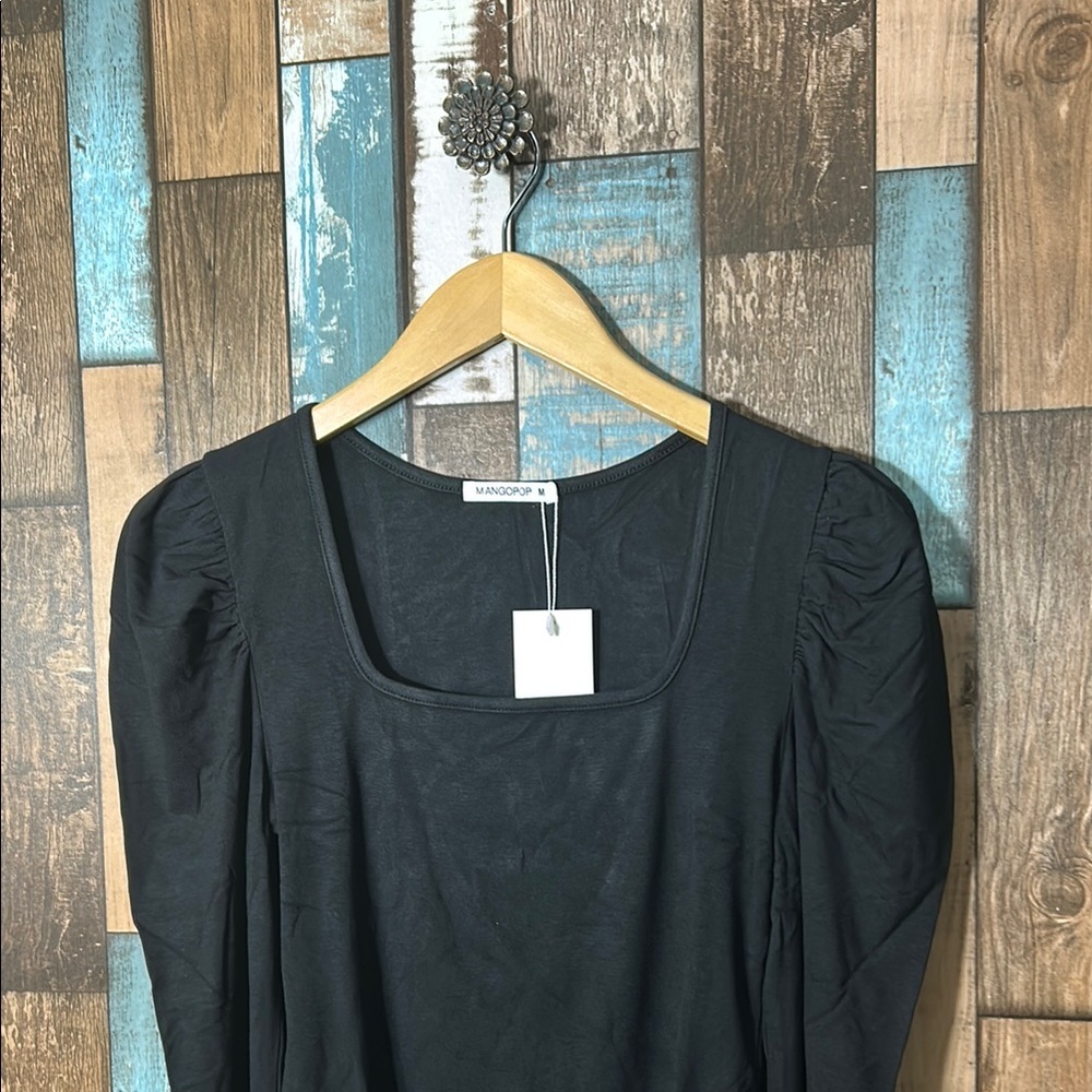 Mangopop Black Women's Bodysuit - Picture 2 of 16